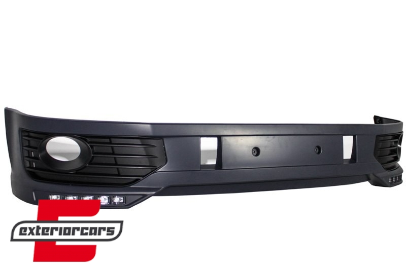 Prednji nastavak branika LED DRL Sportline dizajn / VW Transporter Multivan Caravelle T5 T5.1 Facelift (2010-2015) - Slika 2