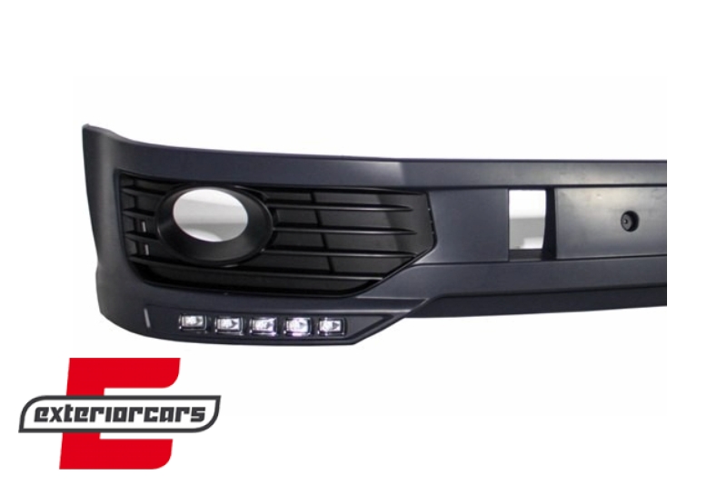 Prednji nastavak branika LED DRL Sportline dizajn / VW Transporter Multivan Caravelle T5 T5.1 Facelift (2010-2015) - Slika 3
