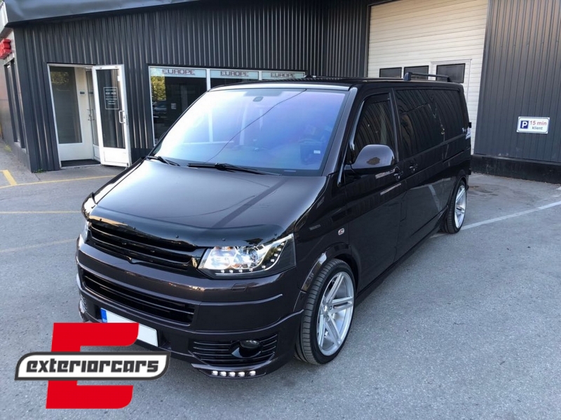 Prednji nastavak branika LED DRL Sportline dizajn / VW Transporter Multivan Caravelle T5 T5.1 Facelift (2010-2015) - Slika 6