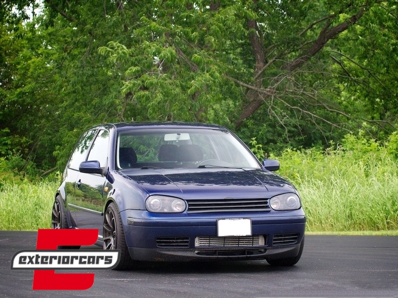 Prednja maska bez znaka (crna) / VW Golf 4 IV (1997-2005) - Slika 6