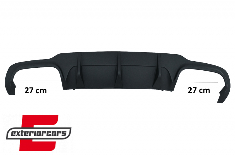 Difuzor zraka C63 AMG dizajn (mat crna) / Mercedes C-klasa W204 C204 AMG Sport Line (2011-2014) Limuzina Coupe - Slika 8