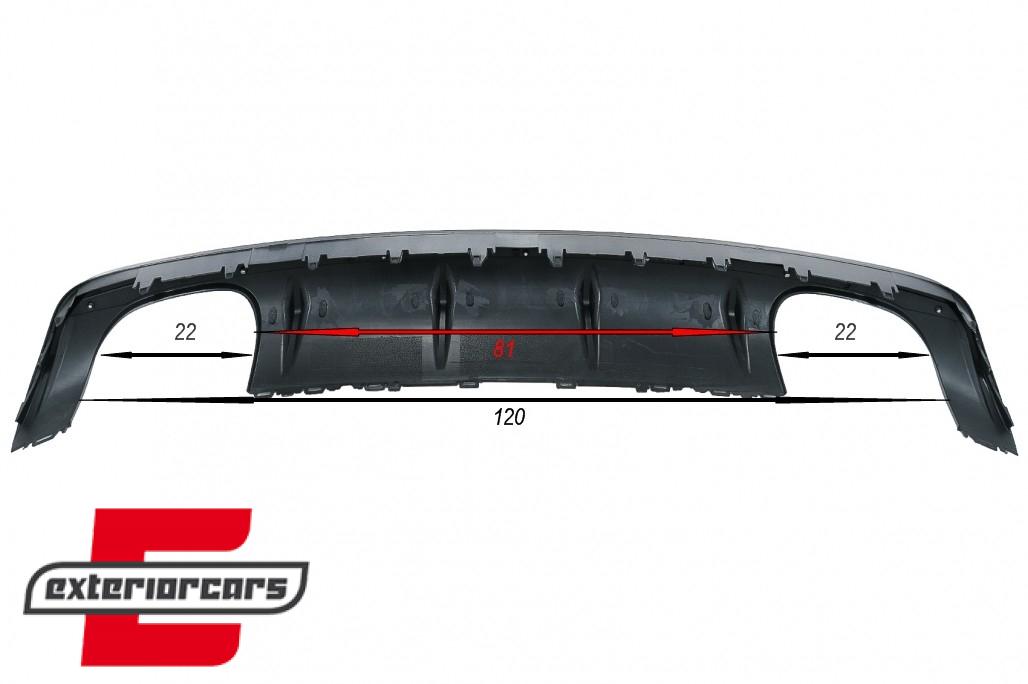 Difuzor zraka S3 dizajn / Audi A3 8V limuzina (2012-2015) - Slika 8