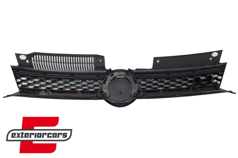 Prednja maska GTI dizajn (piano crna) / VW Golf 6 VI (2008-2012) - Slika 4