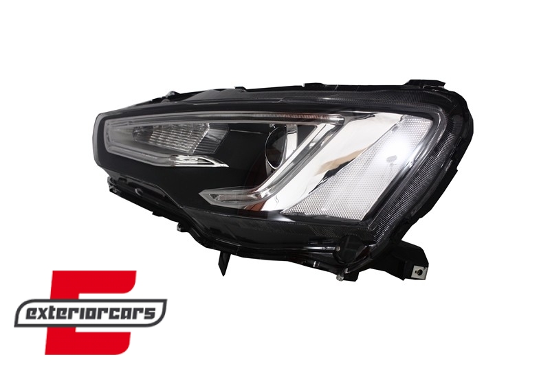 Prednja svjetla LED DRL SEQ žmigavci (crna) / Mitsubishi Lancer 8 (2007-2017) - Slika 5