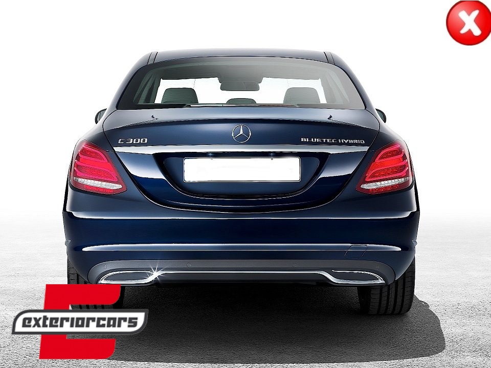 Difuzor zraka & nastavci auspuha C63 AMG dizajn / Mercedes C-klasa W205 S205 (2014-2020) - Slika 15
