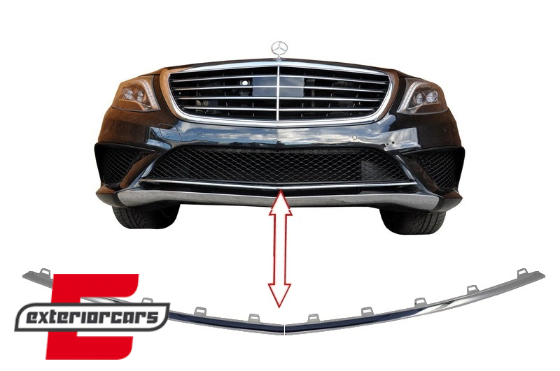 Prednji lip na prednjem braniku S65 AMG dizajn / Mercedes S-klasa W222 (2013-2017) - Slika 5