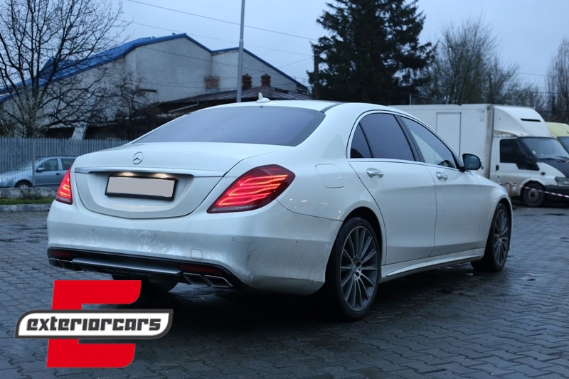 Zadnji branik & nastavci auspuha S63 AMG dizajn / Mercedes S-klasa W222 (2013-06.2017) - Slika 12