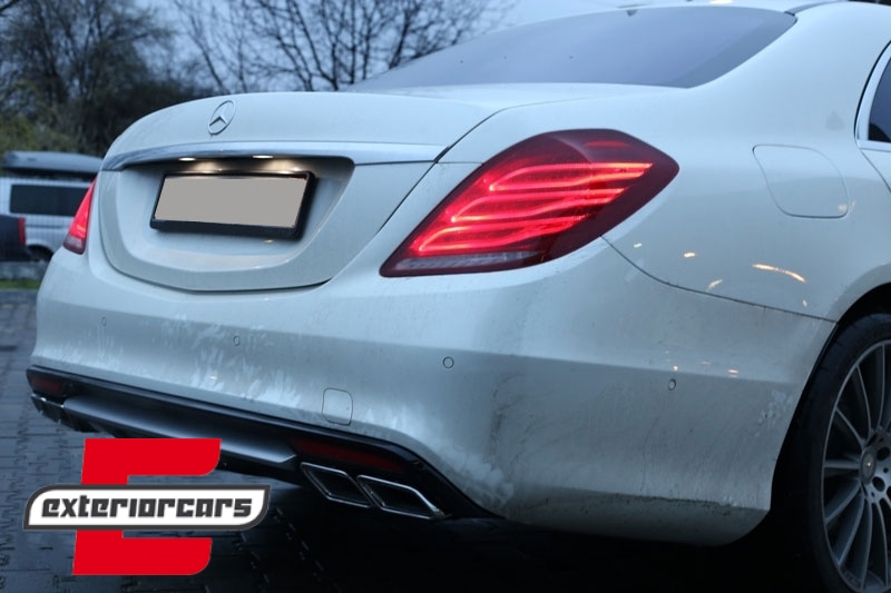 Zadnji branik & nastavci auspuha S63 AMG dizajn / Mercedes S-klasa W222 (2013-06.2017) - Slika 13