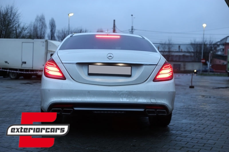 Zadnji branik & nastavci auspuha S63 AMG dizajn / Mercedes S-klasa W222 (2013-06.2017) - Slika 10