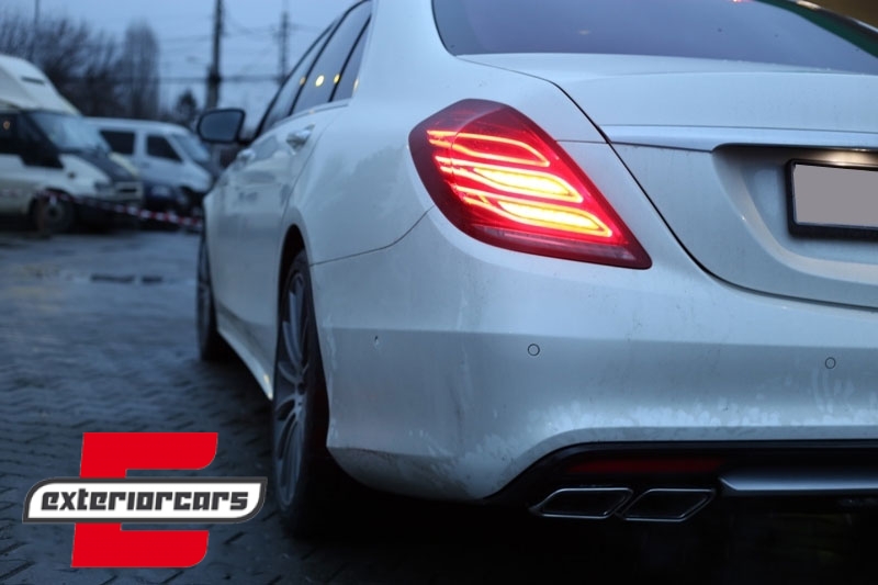 Zadnji branik & nastavci auspuha S63 AMG dizajn / Mercedes S-klasa W222 (2013-06.2017) - Slika 11