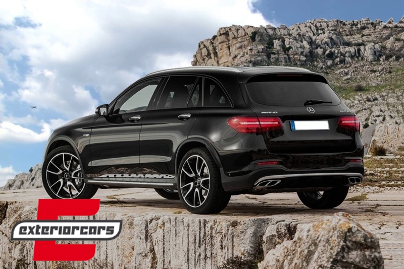 Nastavci auspuha AMG Sport dizajn / Mercedes GLC 45 X253 C253 GLE SUV W166 Coupe C292 450 C-klasa W205 C43 - Slika 9