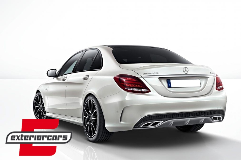 Nastavci auspuha AMG Sport dizajn / Mercedes GLC 45 X253 C253 GLE SUV W166 Coupe C292 450 C-klasa W205 C43 - Slika 8