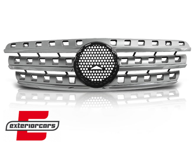 Prednja maska AMG dizajn (srebrna/chrome) / Mercedes M-klasa ML W163 (1998-2005) - Slika 2