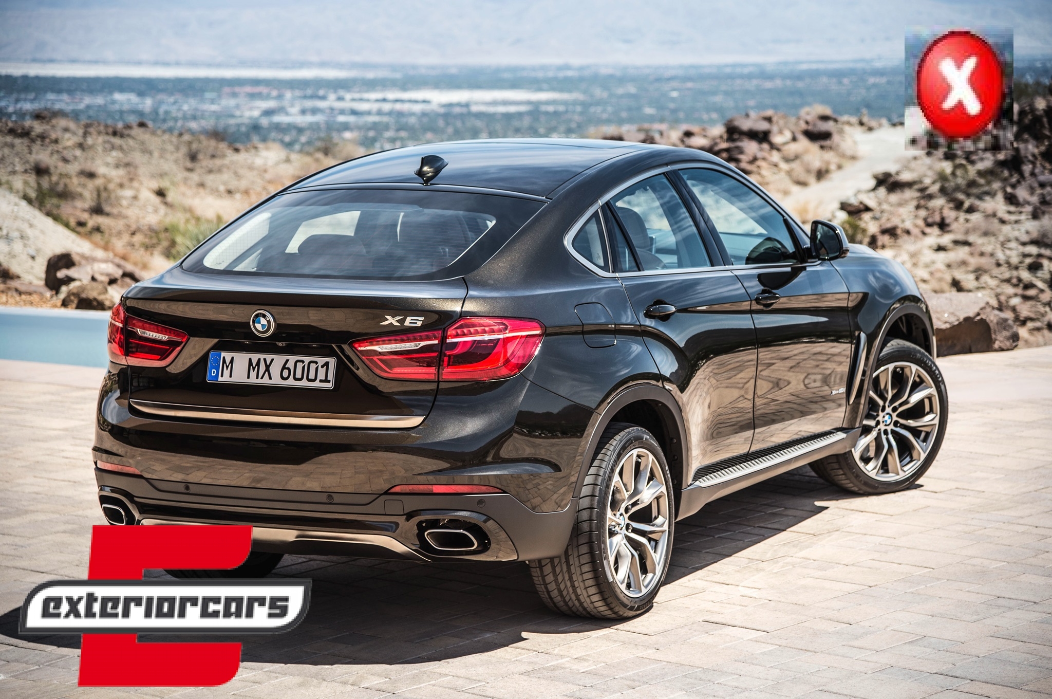 Difuzor zraka & nastavci auspuha V8 M paket dizajn / BMW X6 F16 (2014-2019) - Slika 16