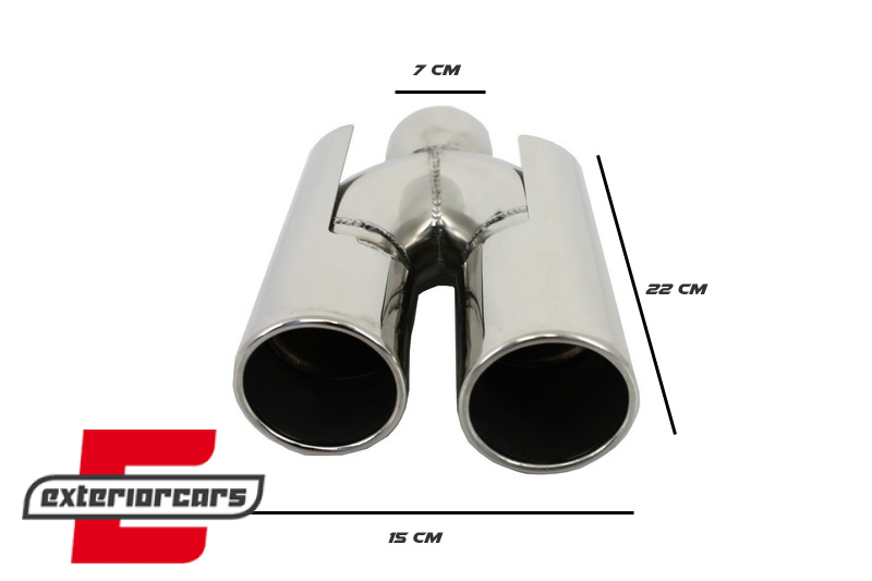 Nastavci auspuha Ac Schnitzer dizajn (chrome) / BMW E60 E90 E92 E93 F10 F30 M3 M5 M6 - Slika 6