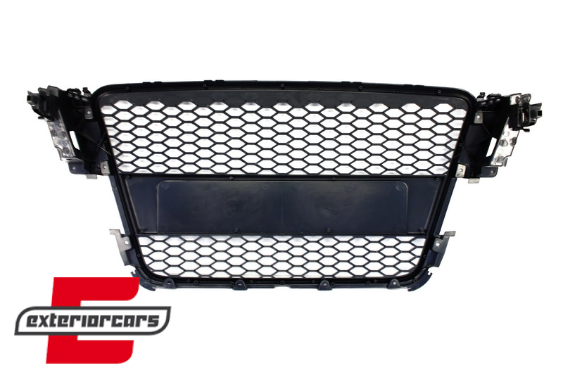Prednja maska RS5 dizajn (mat crna) / Audi A5 S5 8T (2007-2011) - Slika 3