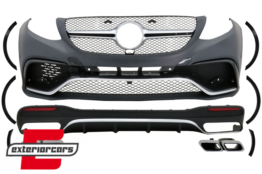 Bodykit AMG dizajn (crna/chrome) / Mercedes GLE W166 SUV (2015-2018)