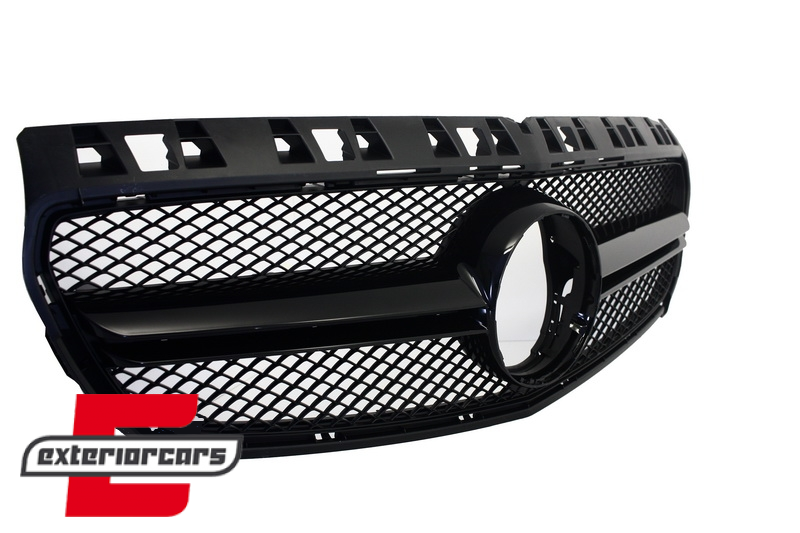 Prednja maska A45 AMG dizajn (piano crna) / Mercedes A-klasa W176 (2012-08.2015) - Slika 2