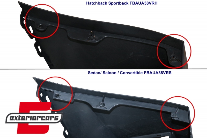 Prednji branik RS3 dizajn / AUDI A3 8V (2012-2015) limuzina cabrio - Slika 7