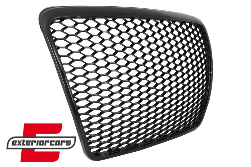 Prednja maska RS6 dizajn (piano crna) / Audi A6 4F 4F2 C6 (2004-2011) - Slika 2