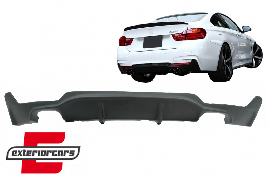 Difuzor zraka M-Performance dizajn (mat crna) / BMW serije 4 F32 F33 F36 (2013-2019)