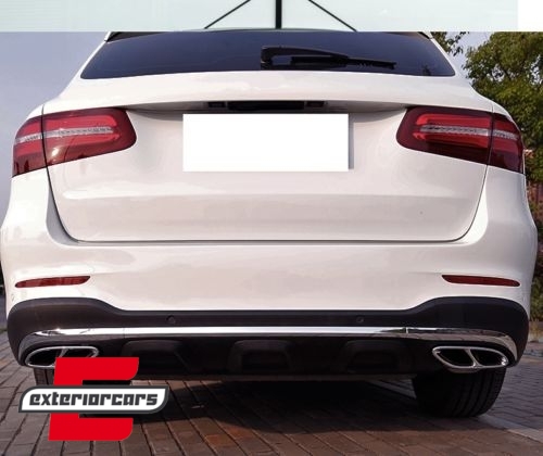 Nastavci auspuha - poklopci AMG Sport dizajn (chrome) / Mercedes C-klasa W205 S65 E65 GLE W166 X166 GLC W253 - Slika 7
