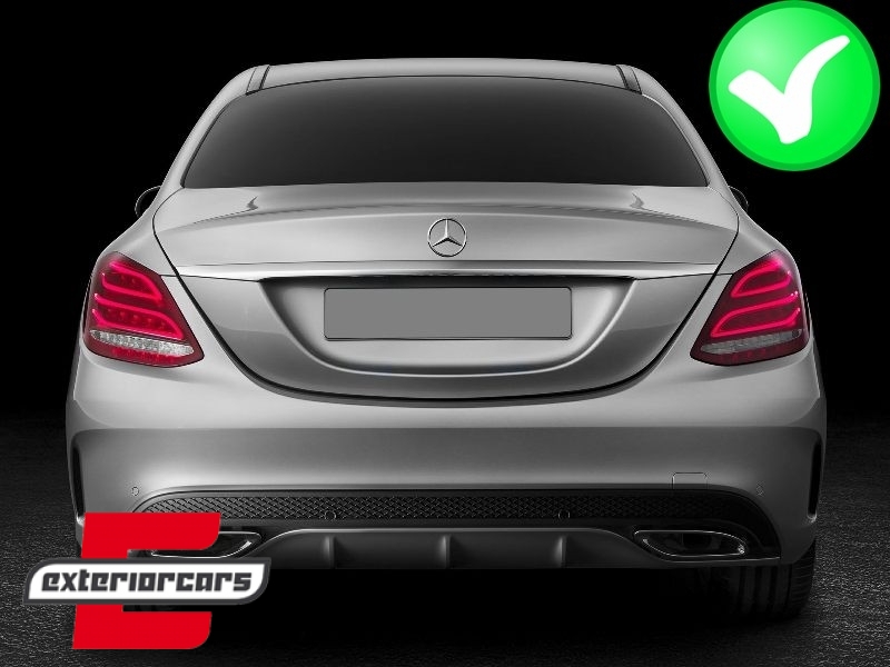 Nastavci auspuha - poklopci AMG Sport dizajn (chrome) / Mercedes C-klasa W205 S65 E65 GLE W166 X166 GLC W253 - Slika 8