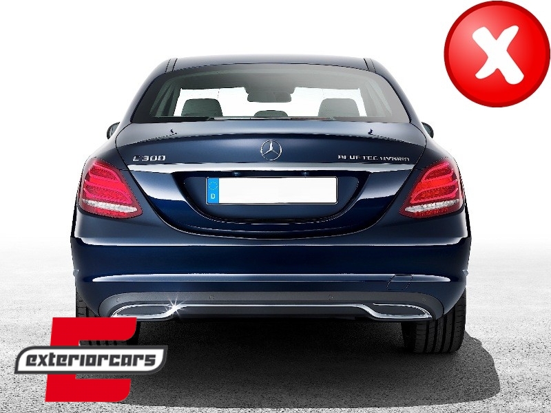 Nastavci auspuha - poklopci AMG Sport dizajn (chrome) / Mercedes C-klasa W205 S65 E65 GLE W166 X166 GLC W253 - Slika 9