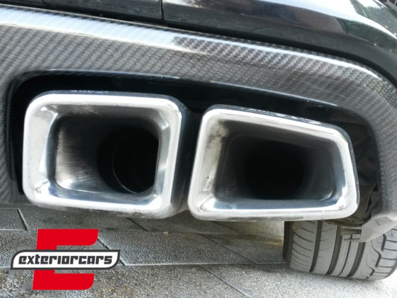 Nastavci auspuha AMG dizajn (chrome) / Mercedes S63 E63 W221 W164 W166 W212 W218 S-klasa E-klasa CLS ML - Slika 9