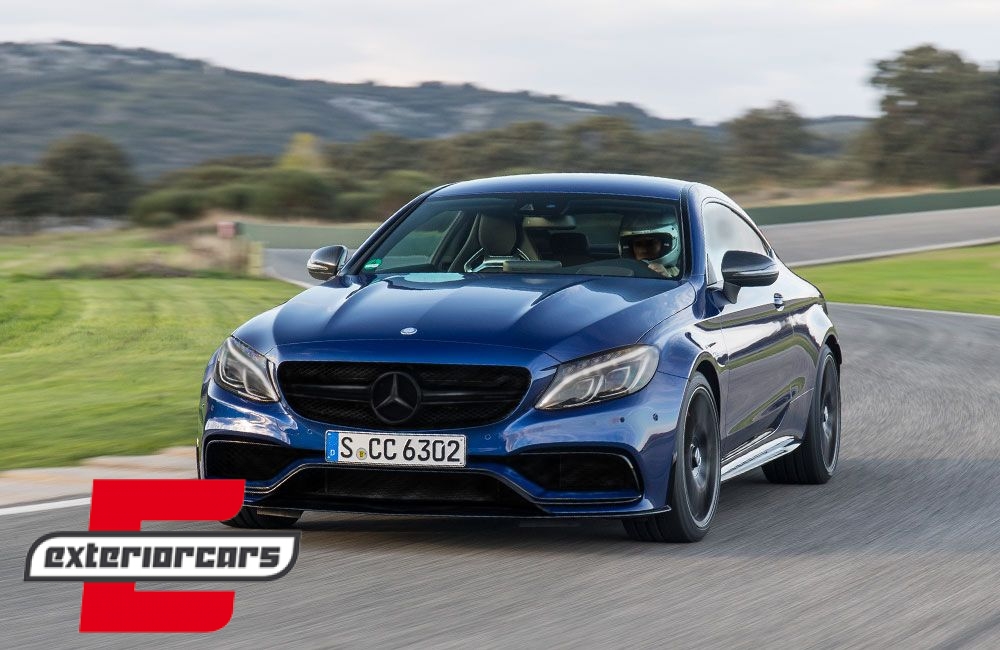 Prednja maska C63 AMG dizajn (piano crna) / Mercedes C-klasa W205 S205 C205 A205 (2014-2018) - Slika 5