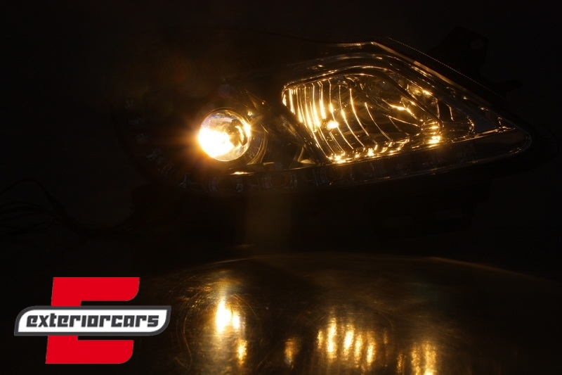 Prednja svjetla LED DayLight (chrome) / Opel Corsa D (2006-2011) - Slika 7