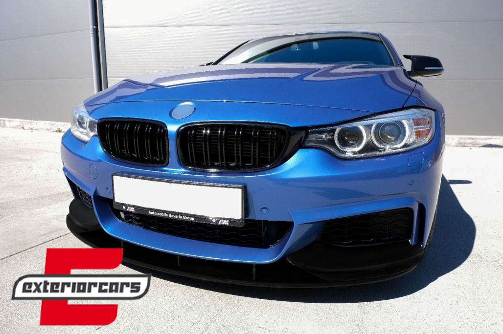 Prednji splitter & difuzor zraka M-Performance dizajn (mat crna) / BMW serije 4 F32 F33 F36 (2013-2019) - Slika 11