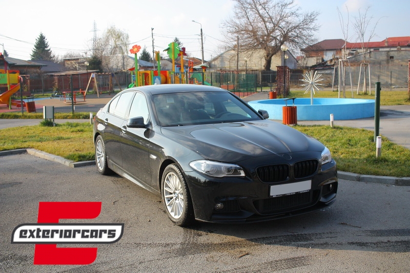 Prednji splitter M-Performance dizajn (mat crna) / BMW serije 5 F10 F11 limuzina karavan (2011-2017) - Slika 8