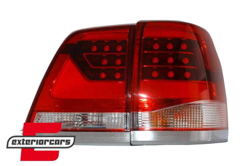 LED stražnja svjetla LightBar dizajn (crvena/kristal) - Slika 2