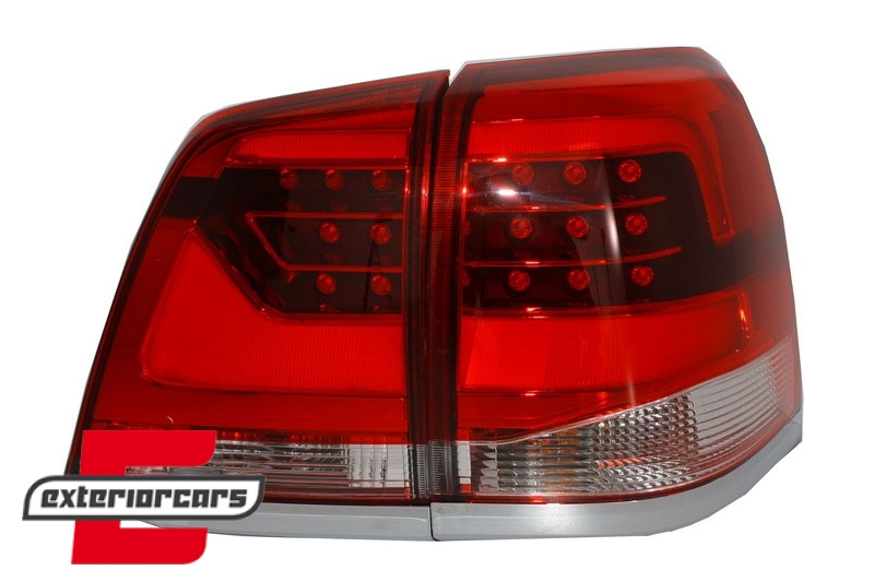 LED stražnja svjetla LightBar dizajn (crvena/kristal) - Slika 3