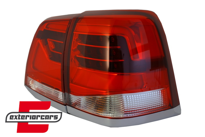 LED stražnja svjetla LightBar dizajn (crvena/kristal) - Slika 4