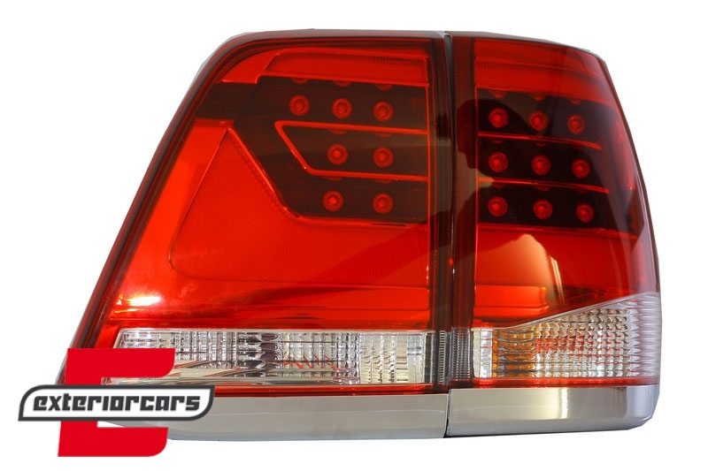 LED stražnja svjetla LightBar dizajn (crvena/kristal) - Slika 5