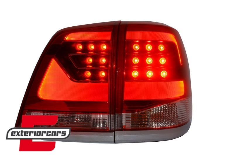 LED stražnja svjetla LightBar dizajn (crvena/kristal) - Slika 7