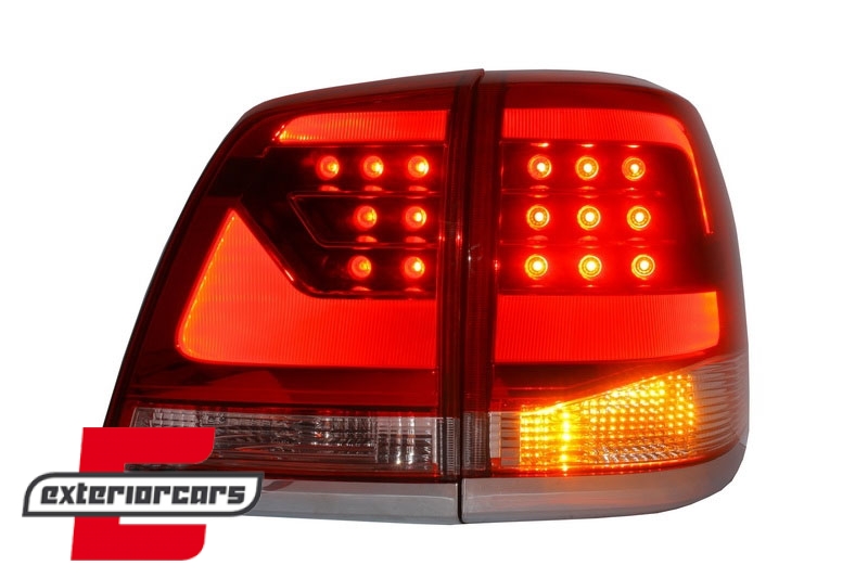 LED stražnja svjetla LightBar dizajn (crvena/kristal) - Slika 9