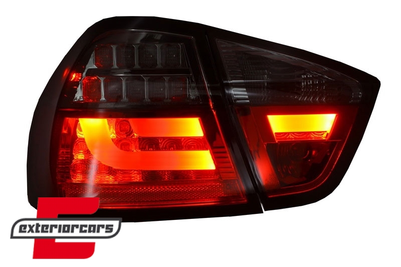 LED stražnja svjetla LedBar (crvena/smoke) / BMW serije 3 E90 limuzina (2005-2008) - Slika 7