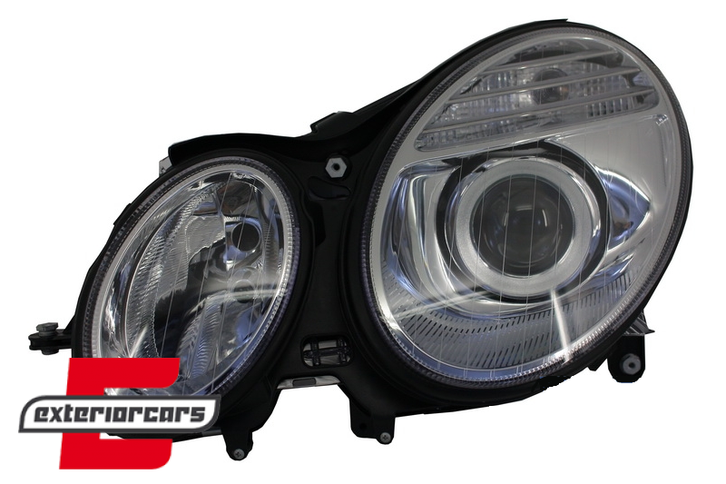 Prednja svjetla Facelift look Xenon (chrome) / Mercedes E-klasa W211 S211 (2002-04.2006) - Slika 3