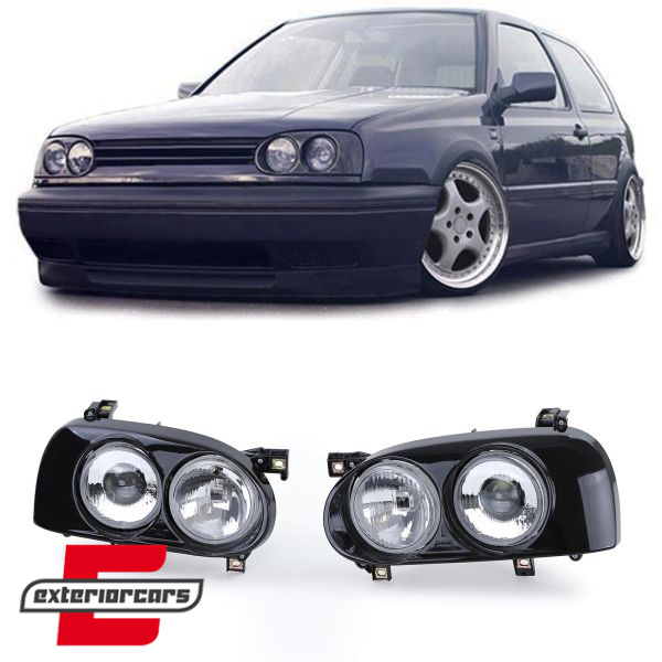 Prednja svjetla (crna) / VW Golf 3 (1991-1997)
