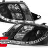 Prednja svjetla LED DayLight (crna) / Audi TT (1999-2006)