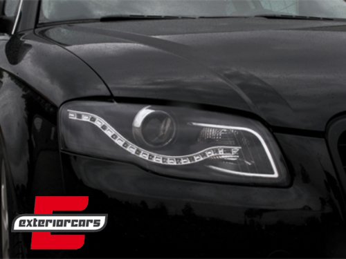 Prednja svjetla LED TrueDRL (crna) / Audi A4 B7 (2004-2008) - Slika 13