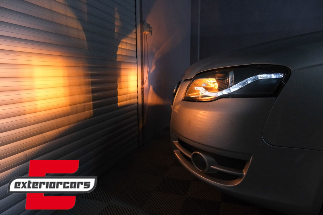Prednja svjetla LED DayLights (crna) / Audi A4 B7 (2004-2008) - Slika 27