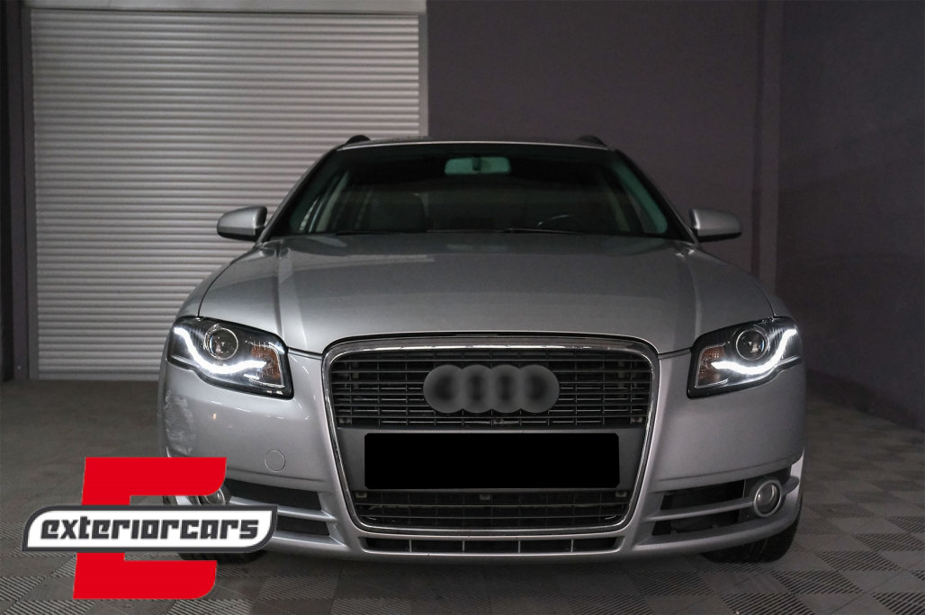 Prednja svjetla LED DayLights (crna) / Audi A4 B7 (2004-2008) - Slika 29