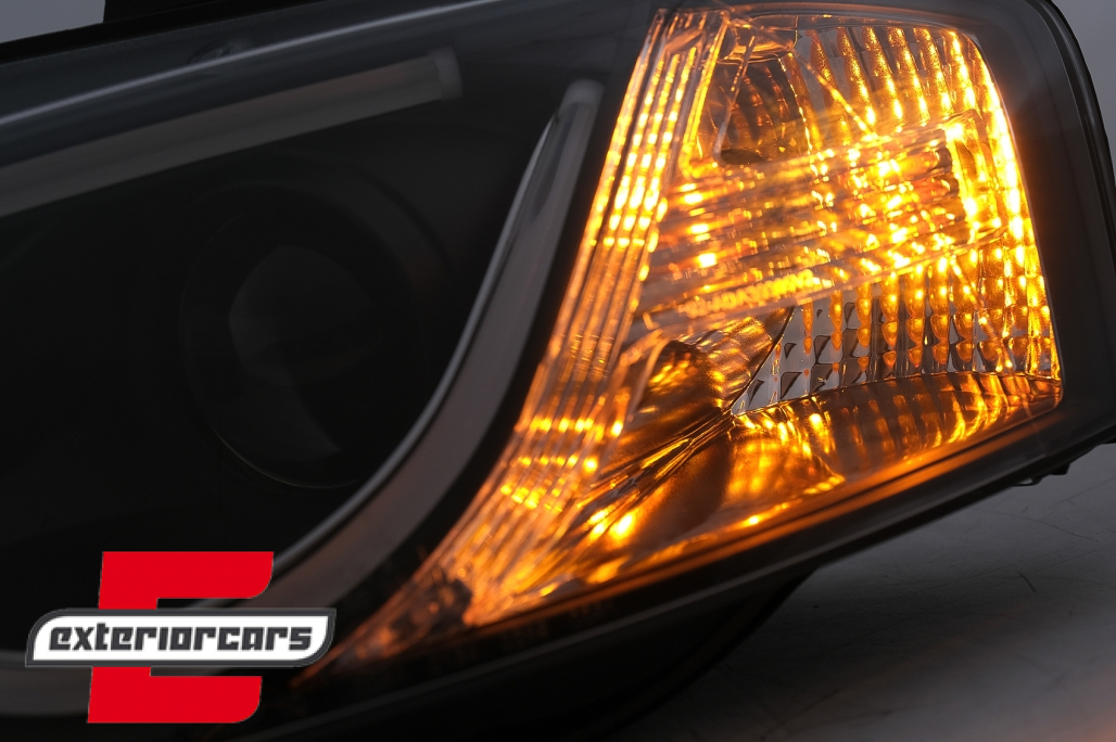 Prednja svjetla LED TubeLight DRL (crna) / Audi A3 8P 8PA (2003-2008) - Slika 10