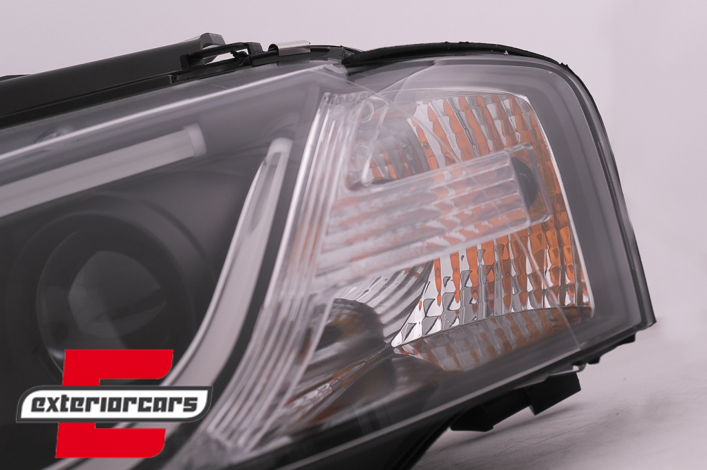 Prednja svjetla LED TubeLight DRL (crna) / Audi A3 8P 8PA (2003-2008) - Slika 14