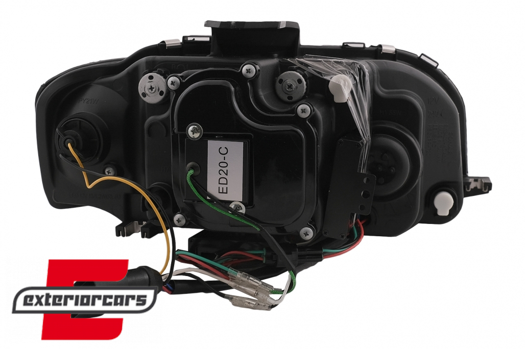 Prednja svjetla LED TubeLight DRL (crna) / Audi A3 8P 8PA (2003-2008) - Slika 15