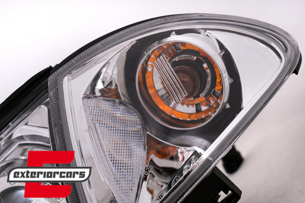 Prednja svjetla LED Angel Eyes (chrome) / BMW serije 3 E46 limuzina karavan (05.1998-08.2001) - Slika 5